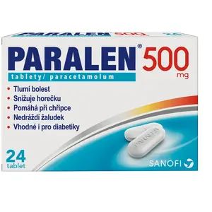 Paralen 500 mg 24 tablet