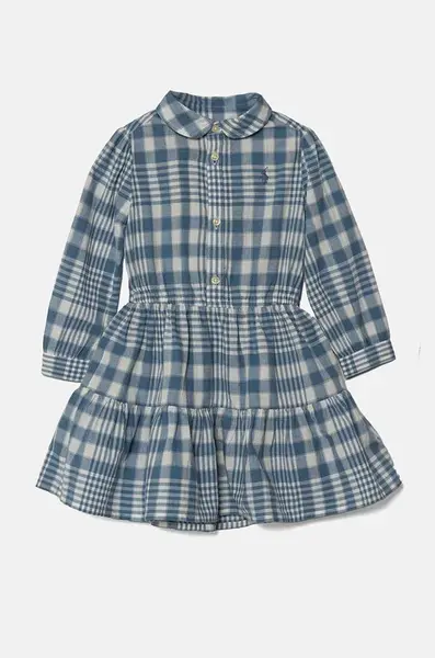 Dětské bavlněné šaty Polo Ralph Lauren
