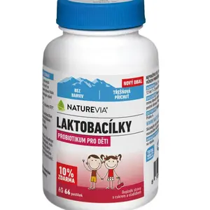 NatureVia Laktobacílky třešňové 66 pastilek