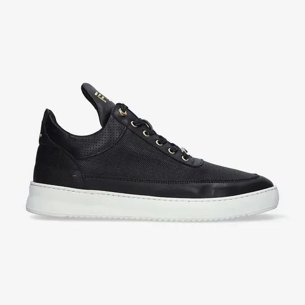 Kožené tenisky Filling Pieces Low Top Aten černá barva, 10126591861