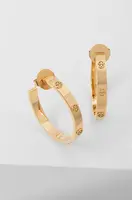 Náušnice Tory Burch Miller Stud Hoop