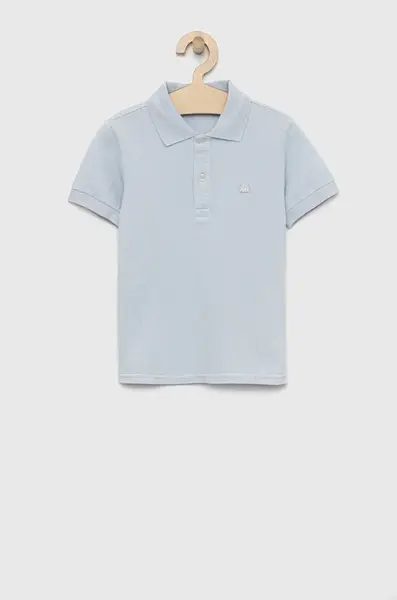 Dětská bavlněná polokošile United Colors of Benetton