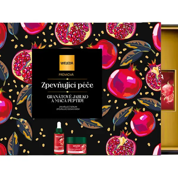 Weleda Prémiová zpevňující péče Granátové jablko a Maca-Peptidy set 2 ks