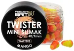 Feederbait twister mini šlimak wafters 10/7 mm 25 ml - mango