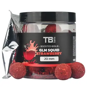 Tb baits boosterované boilie squid strawberry 120 g - 16 mm