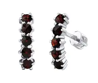 Silvego Stříbrné náušnice Barno s Brilliance Zirconia SILVEGOB380188SEGR