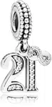 Pandora Stříbrný přívěsek k 21. narozeninám 797263CZ