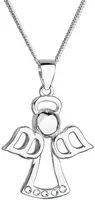 Evolution Group - Pavona Krásný stříbrný náhrdelník Andělíček s krystaly Swarovski 32076.1 (řetízek, přívěsek)