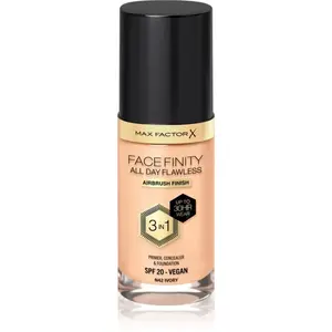 Max Factor Facefinity All Day Flawless dlouhotrvající make-up SPF 20 odstín 42 Ivory 30 ml