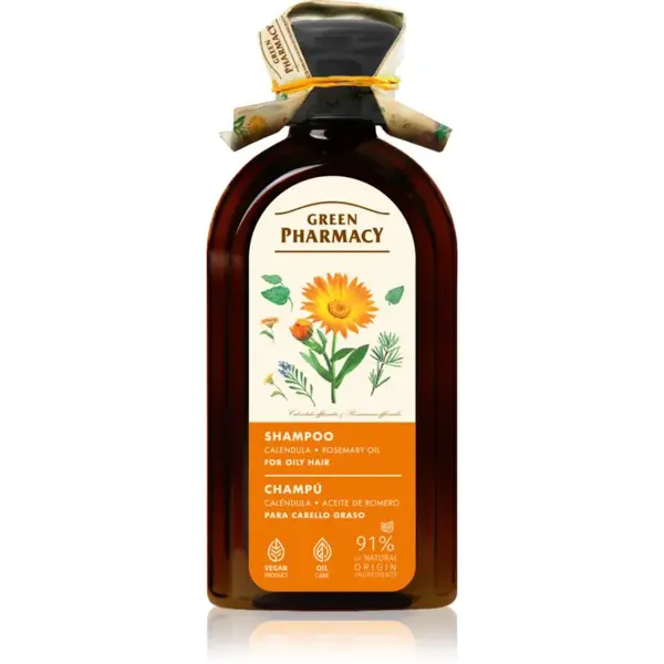 Green Pharmacy Calendula Shampoo šampon pro normální až mastné vlasy 350 ml