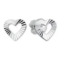 Soliter Stříbrné srdíčkové náušnice 431 001 01372 04