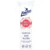 Linteo Natural Cotton Pads vatové tampónky 120 ks