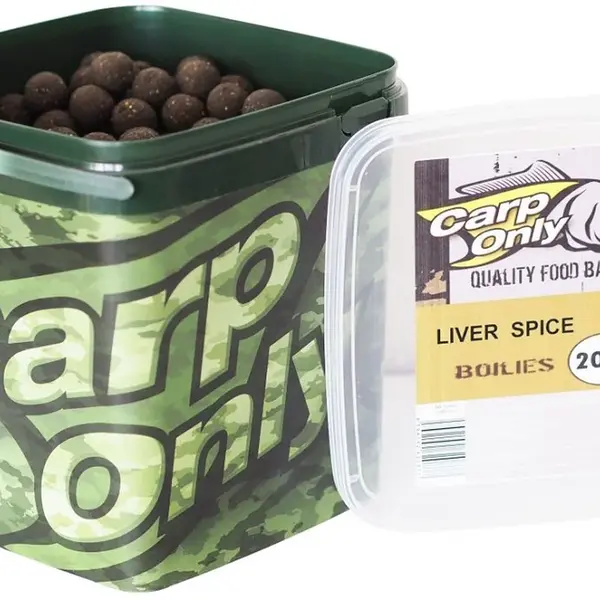 Carp only boilies liver spice - 3 kg 20 mm