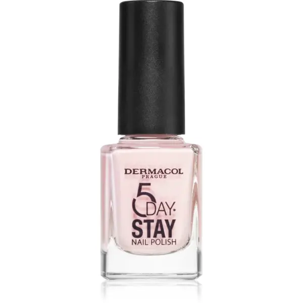 Dermacol 5 Day Stay dlouhotrvající lak na nehty odstín 06 First Kiss 11 ml