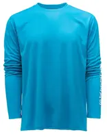 Grundéns funkční uv triko tough sun crew azure - l