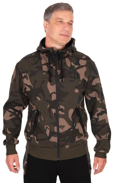 Fox mikina camo full zip premium 310 hoodie - xxxl