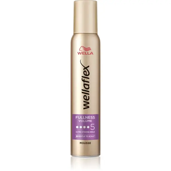 Wella Wellaflex Fullness Volume pěnové tužidlo s extra silnou fixací pro jemné vlasy 200 ml