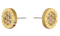 Tommy Hilfiger Něžné pozlacené náušnice s krystaly Crystal 2780566