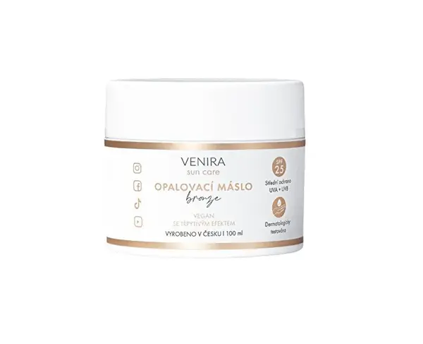 Venira Opalovací máslo bronze s SPF 25 svěží tropické ovoce 100 ml