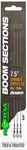 Korda návazce booms spinner swivel xx 35 lb 3 ks - 7,5 inch