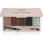 MUA Makeup Academy Brow Define paletka pudrových stínů na obočí s aplikátorem 1 ks