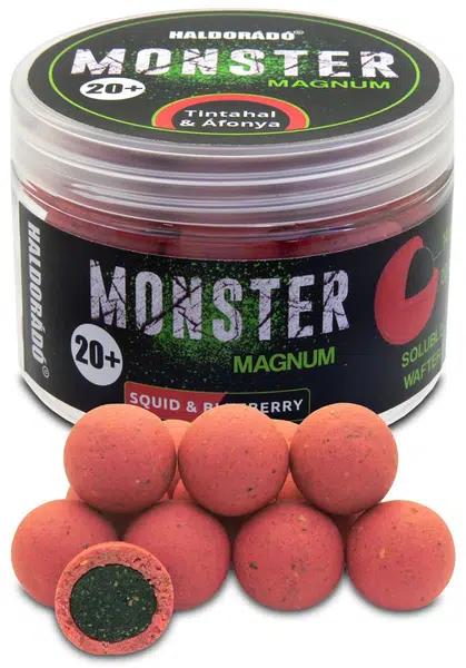 Haldorádó plovoucí boilie pop-up boilies monster magnum 80 g 20 mm - chobotnice borůvka