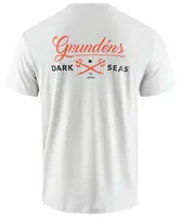 Grundéns tričko dark seas x grundens common bond ss t-shirt oyster - m
