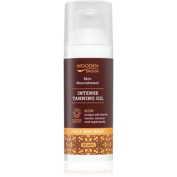 WoodenSpoon Skin Nourishment pečující tělový olej pro intenzivní opálení 50 ml