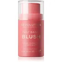 Revolution Fast Base tónovací balzám na rty a tváře odstín Baby 14 g