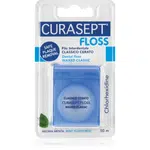 Curasept Dental Floss Waxed Classic voskovaná dentální nit s mátovou příchutí s antibakteriální přísadou 50 m