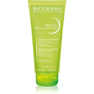 Bioderma Sébium Gel Moussant Actif hloubkově čisticí gel pro mastnou a problematickou pleť 200 ml