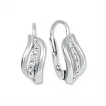 Soliter Náušnice z bílého zlata s krystaly 239 001 00688 07