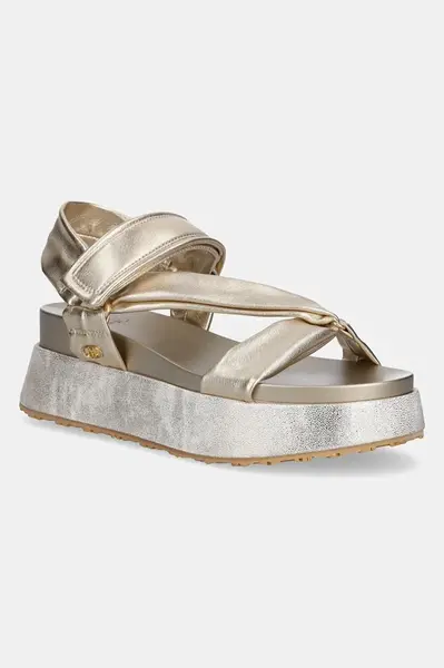 Sandály Liu Jo FRIDA 39 dámské, zlatá barva, na platformě, SA5199EX02904178