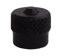 Ventilové čepičky hliníkové, různé barvy - Ferdus Barva: černá