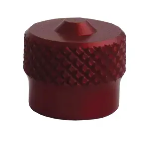 Ventilové čepičky hliníkové, různé barvy - Ferdus Barva: černá