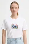 Bavlněné tričko PS Paul Smith bílá barva, W2R.G799.PP4951