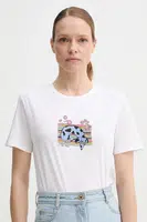 Bavlněné tričko PS Paul Smith bílá barva, W2R.G799.PP4951
