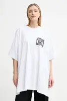 Bavlněné tričko MMC STUDIO bílá barva, LE.MADAME