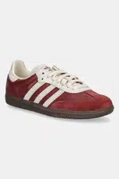 Kožené tenisky adidas Originals Samba OG J vínová barva, JH7863