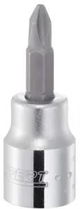 Hlavice 3/8" zástrčná křížová PHILLIPS (různé velikosti) - Tona Expert Velikost: PH2