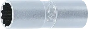 BGS technic Hlavice na zapalovací svíčky 1/2" 16 mm, 12hranná, s vnitřní gumou - BGS 2385