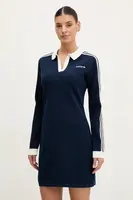 Šaty adidas Originals POLO DRESS tmavomodrá barva, mini, JC7690