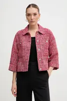 Bunda Mos Mosh červená barva, přechodná, 169950