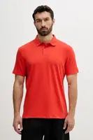 Bavlněné polo tričko Calvin Klein pánské, červená barva, LV04LB276G