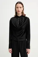 Halenka Marciano Guess LINDA dámská, černá barva, hladká, 5GGH01 7246A