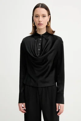 Halenka Marciano Guess LINDA dámská, černá barva, hladká, 5GGH01 7246A