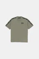 Dětské bavlněné tričko EA7 Emporio Armani zelená barva, s aplikací, 7B000054 AF10378
