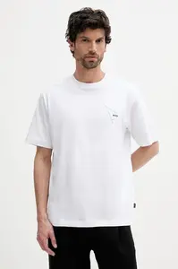 Bavlněné tričko BOSS Orange Te_section