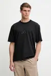 Tričko adidas Z.N.E. pánské, černá barva, s potiskem, JJ1151