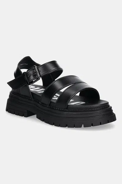 Sandály Buffalo Lennox Ts Sandal dámské, černá barva, na platformě, 1602274-BLK
